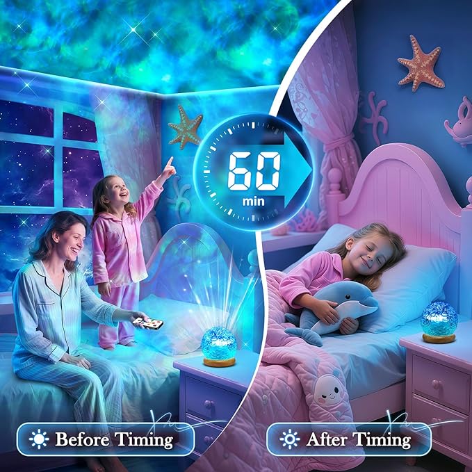 Teen Girl Gifts Trendy Stuff Mood Lighting,18 Colors Birthday Graduation Gifts Aurora Light Projector for Bedroom,Dimmable Ambient Lighting Northern Lights Projector &Night Light Projector with Remote