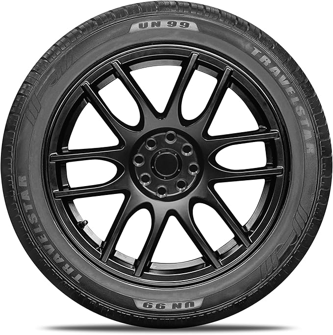 Set of 4 (Four) Travelstar UN99 All Season 195/65R15 91H All Season Radial Passenger Car Tire 195/65/15 - Includes Three-Year Road Hazard Warranty (Tire Only)