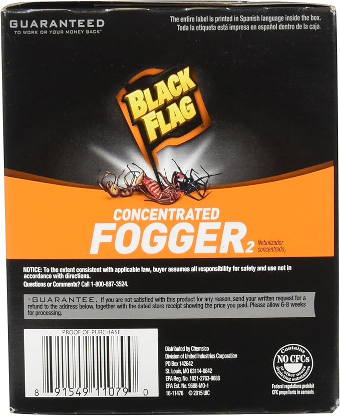Black Flag HG-11079 6 Count Indoor Fogger 11079 11079
