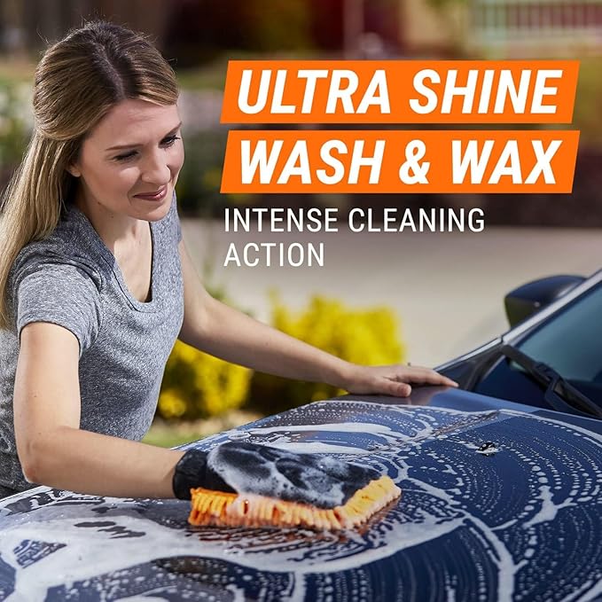 Armor All Car Wash Kit, Includes Car Wash Soap, Wash Mitt & Microfiber Towel