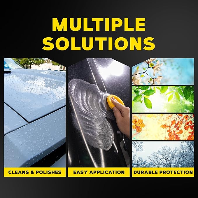 Meguiar's Cleaner Wax - Liquid Car Wax, Cleans, Polishes and Protects Your Vehicle - Easy to Use, Long-lasting Shine - 16 Oz