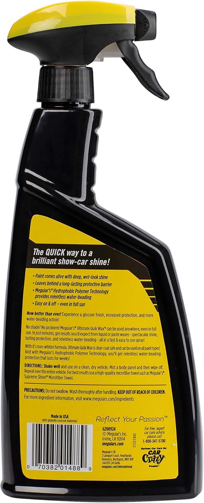 Meguiar's Ultimate Wash and Wax Bundle with Meguiar's Microfiber Wash Mitt, Perfect for Completing a Car Wash, Getting a Brilliant Shine, and Protecting Your Car’s Finish, Safe for all Car Exteriors