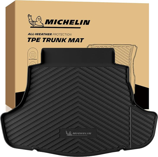 Michelin Floor Mats, Premier Series All-Weather TPE Custom Fit Liner for Toyota Camry 2025-2026 Trunk Mat (1 Piece)