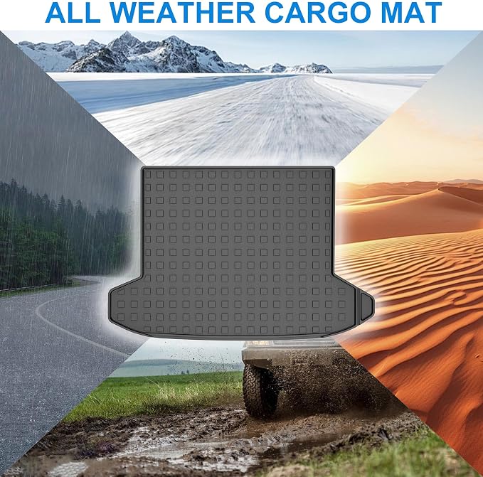 Cargo Mat Custom Fit for 2022-2025 2026 Hyundai Tucson Cargo Liner Trunk Mat - All Weather Cargo Mat Trunk Liner for 2026 2025 2024 2023 2022 Tucson Accessories Black