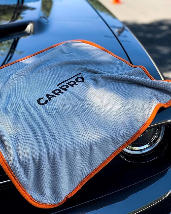 CARPRO DHydrate Drying Towel: Car Wash Towel for Spotless Shine, Microfiber Edge, Lint & Tag Free, Cleaning Cloth - 20" x 20" (Pack of 1)