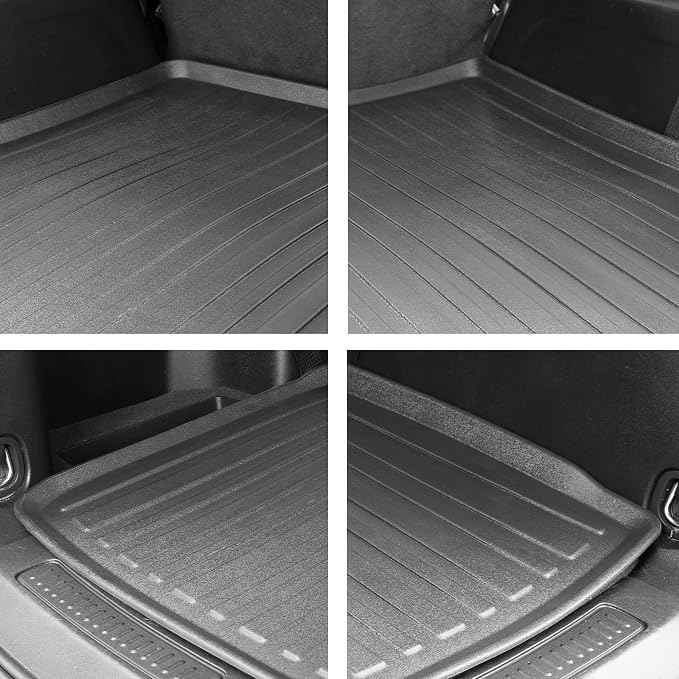 Premium Cargo Liner for GMC Acadia Denali SLE SLT AT4 2017-2023 - 100% Protection - Custom Fit Car Trunk Mat - All-Season Black Cargo Mat - 3D Shaped Laser Measured Trunk Liners for GMC Acadia