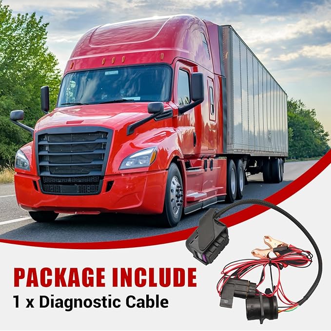 Diagnostic Cable Compatible with Paccar MX13 EPA17 ACM Engine Fit for Heavy Duty/Commercial Vehicles