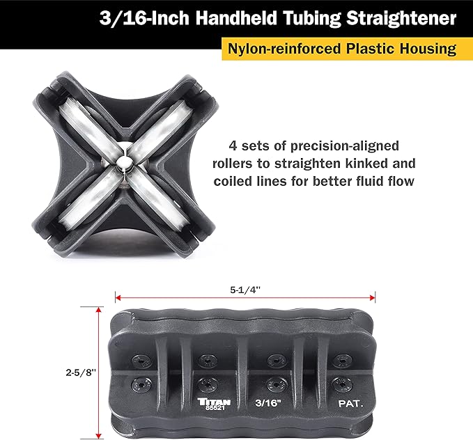 Titan 85521 3/16-Inch Handheld Tubing Straightener