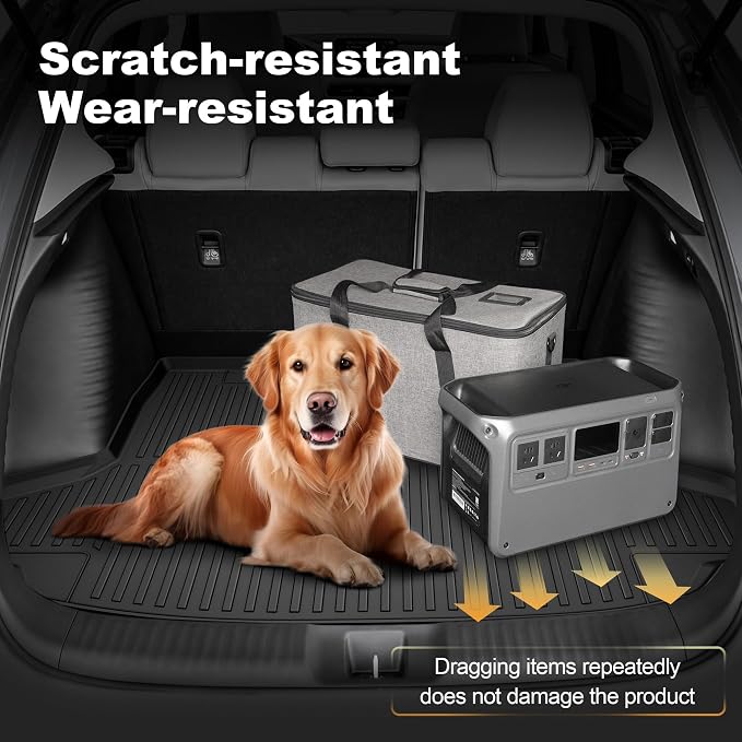Cargo Mat Fit for Honda HR-V 2023-2027 & for Acura ADX 2025-2026 | All Weather TPE Custom Fit Trunk Mat Cargo Liner for HRV Accessories, Black