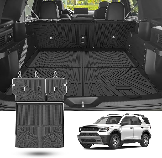 Passport Cargo Liner - Trunk Mat for Honda Passport 2026, All Weather Cargo Mat for Passport Accessories, Heavy Duty Car Mats, Car Accessories