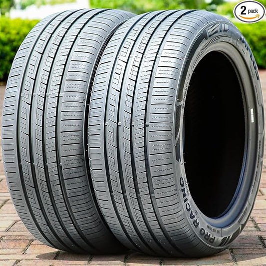 Set of 2 (TWO) Aplus PRO Racing All Season Truck/SUV High Performance Radial Tires-245/50R20 245/50ZR20 245/50/20 245/50-20 102Y Load Range SL 4-Ply BSW Black Side Wall UTQG 420AA