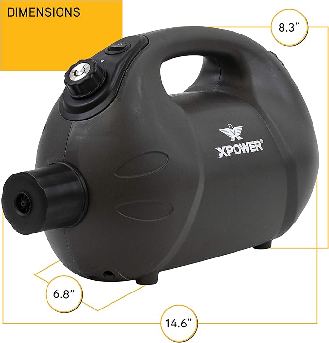 XPOWER Ultra Low Volume Commercial 29.4-Volt Lithium-Ion Cordless Electric Cold Fogger with 135 W-h Battery and Charger F-16B