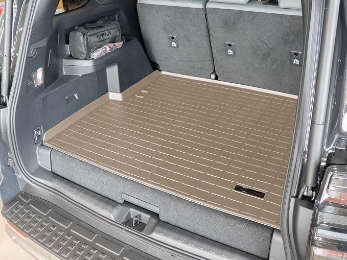 WeatherTech Cargo Trunk Liner for Toyota 4Runner Hybrid, Behind 2nd Row (411831), Tan