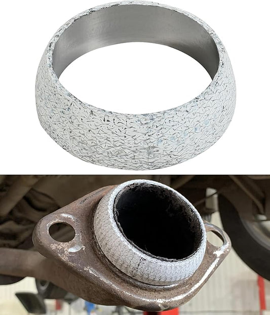 Exhaust Donut Gasket,Car Accessories Universal 2 Inch 2.25 Inch 2.5 Inch 3 Inch Exhaust Flange Gasket,Automotive Replacement,Applicable to Most Cars,Commercial Vehicles,Motorcycles (2inch)