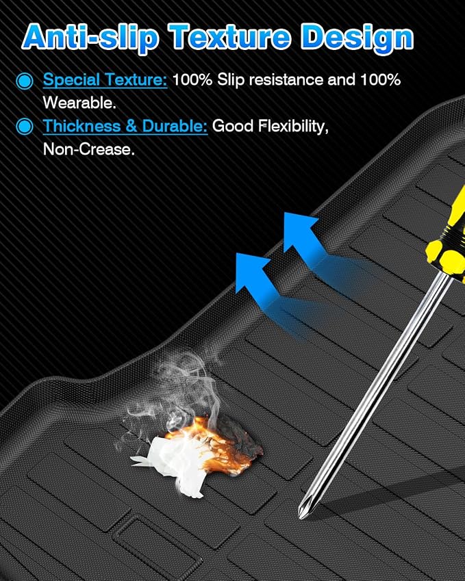 Cartist Cargo Liner Custom Fit for Ford Escape 2013-2019 Accessories All Weather Trunk Mat Carpet Protection TPE Odorless