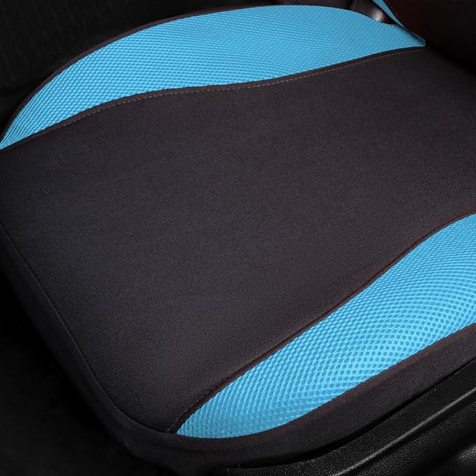 Flying Banner Butterfly car seat Covers ful Set Fashion Universal Lady Woman Female Rear Bench Split Colorized (Full Set, Mint Blue)