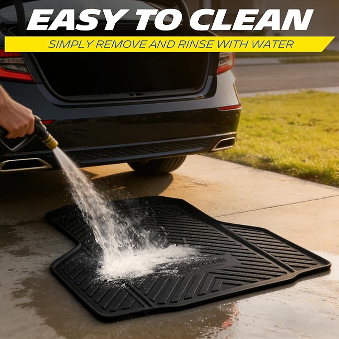 Michelin Vehicle Mats, Premier Series All-Weather TPE Custom Fit Liner for Toyota RAV4 Gas & Hybrid 2019-2025 Trunk Mat B (1 Piece)