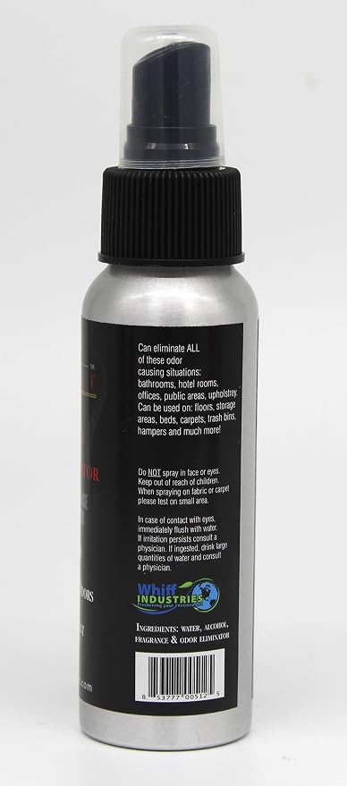 2oz Spray Mist 5 Pack -2oz Non-Aerosol Surface & Air Deodorizer | Cigar Cigarette 420 Smoke Fabric Pet Odor Neutralizer | Remove and Replace Odors on Contact