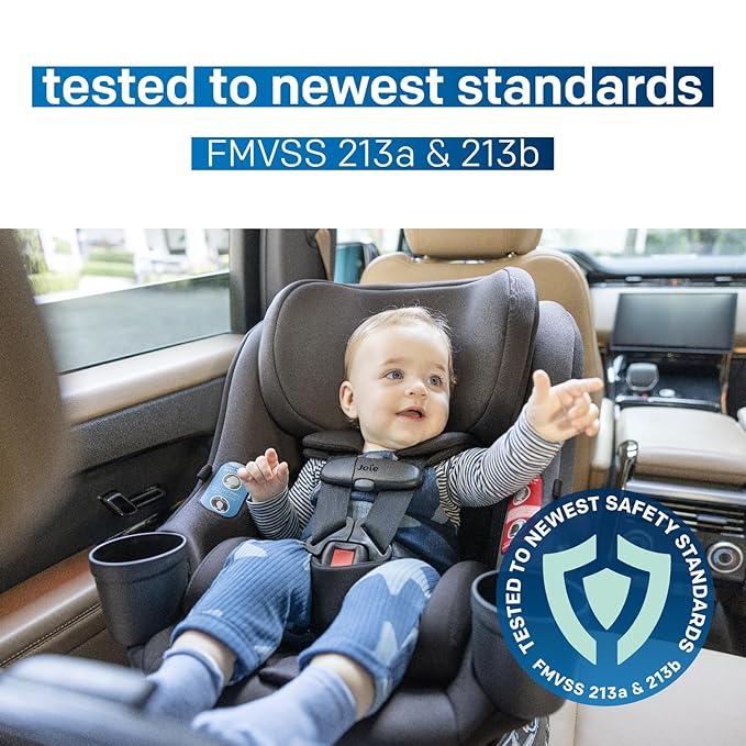 Chili Spin SI Rotating 2-in-1 Convertible Car Seat, Rear and Forward-Facing, No-Rethread Harness, Tested for Safety Standards (Mocha)