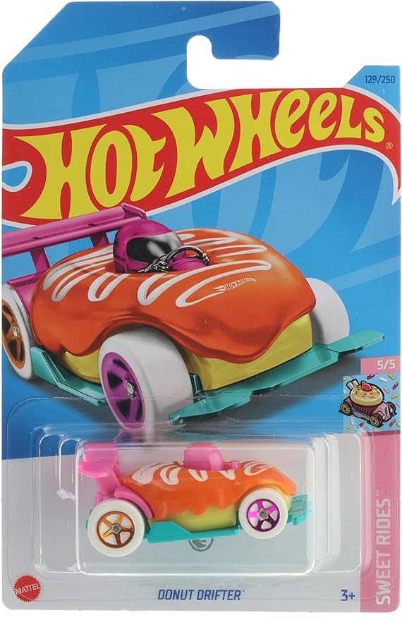 Hot Wheels Donut Drifter, Sweet Rides 5/5 (2023 Treasure Hunt)