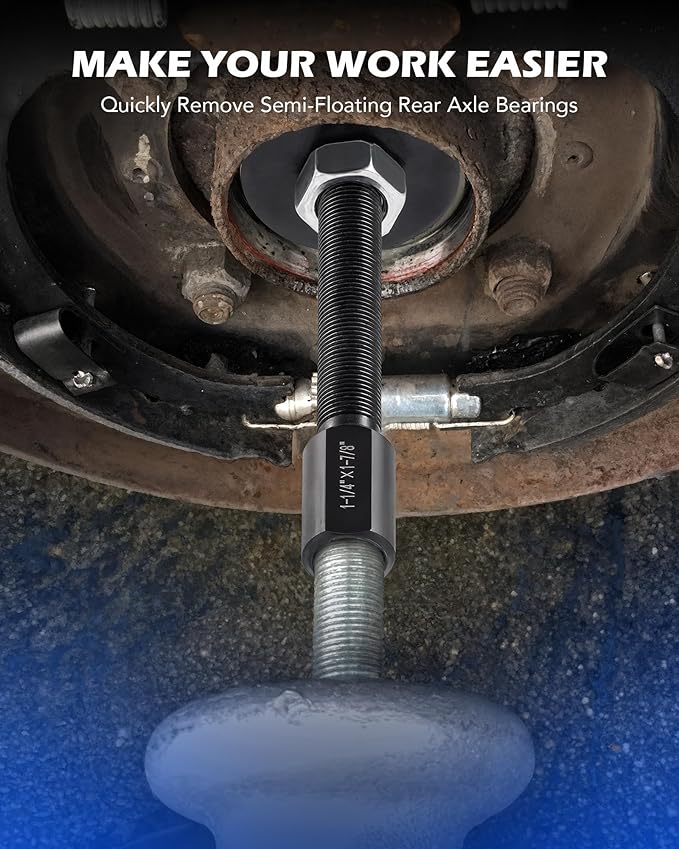 Orion Motor Tech Rear Axle Bearing Puller Tool Set, Rear Axle Bearing Remover Set, Rear Axle Bearing Removal Tool Kit with 3 Sizes 1-1/4 to 1-7/8, 1-5/16 to 2-3/8, & 1-3/8 to 2-7/8