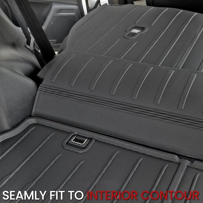 Cargo Liner Backrest Mats for Honda CRV 2026 2025 2024 2023 Car Mat Accessories, All Weather TPE Trunk Cargo Liner SeatBack Mat for CR-V Gas Hybrid(Backrest Mats+Trunk Mat)