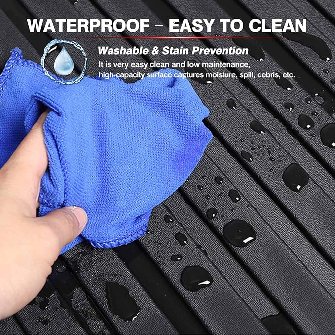 KUST Custom Fit Trunk Mat for 2020-2025 2026 Toyota GR Supra Accessories Cargo Liner All Weather Trunk Floor Mat Black TPE