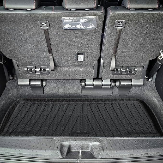 KUST Trunk Cargo Mat for Honda Odyssey 2011-2017, Rear Cargo Trunk Liner All Weather Cover for Odyssey Accessories TPE Rubber Raised Edge
