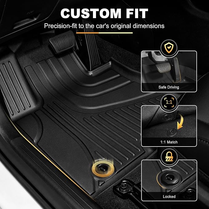 Floor Mats & Cargo Liner Fit for Toyota Camry 2018-2024 FWD Gas (Not for AWD or Hybrid)