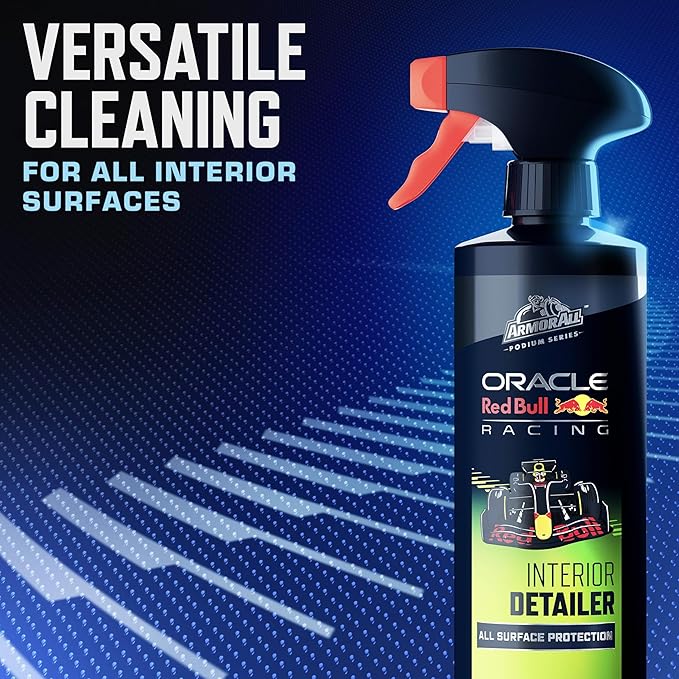 Armor All Podium Series 3-Piece Car Wash & Detail Kit Developed with Oracle Red Bull Racing, Includes Hybrid Ceramic Wash & Shine, Exterior Detailer Spray, and Interior Detailer Spray, 16 fl oz Each