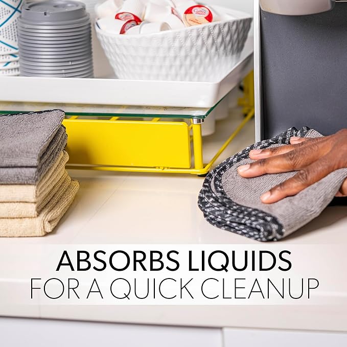 Chemical Guys AllSwipe Multi-Purpose Microfiber Towels for Cars, Microfiber Cleaning Cloth Multi Color Drying Towels Car Detailing for Wash Interior and Glass, 14 x 12 Inch - 6 Pack