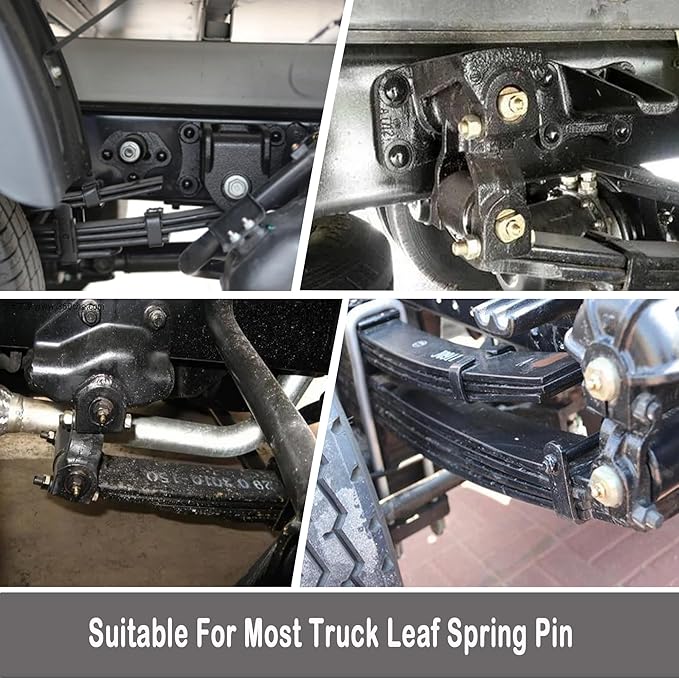 Truck Leaf Spring Pin Puller, Double Eye Springs Pins Puller, Rear Leaf Spring Center Bolt Axle Pin Puller, Truck Repair Tools Suitable for Heavy Commercial Vehicle,Semi Trucks,Bus.
