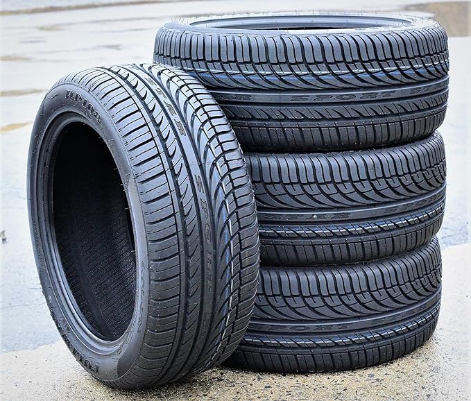 Set of 4 (FOUR) Fullway HP108 All-Season Passenger Car Performance Radial Tires-195/65R15 195/65/15 195/65-15 91H Load Range SL 4-Ply BSW Black Side Wall UTQG 380AA