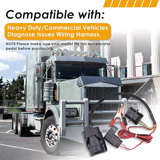Engine Diagnostic Cable Compatible with Paccar MX13 EPA17 ACM Engine Fit for Heavy Duty/Commercial Vehicles Diagnose Issues Wiring Harness