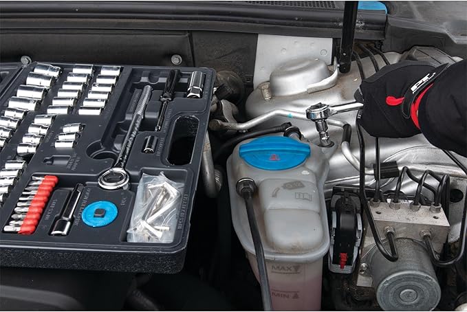 Performance Tool W1183 SAE/Metric 85-Piece Socket (1/4-Inch, 3/8-Inch & 1/2-Inch Drive) & Bet Set