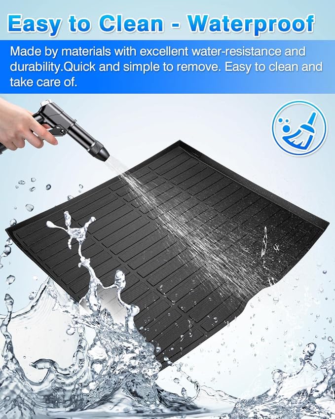 Cartist Cargo Liner Fits for 2020-2025 2026 GLE Class 5 Passenger All Weather Rear Trunk Mat for GLE Accessories 3D High Side Waterproof Black TPE