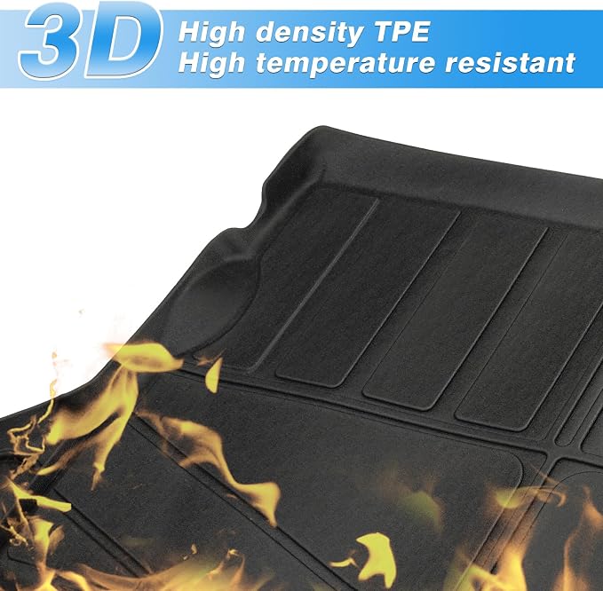 Powerty Cargo Mat Compatible for Subaru Crosstrek 2024 2025 2026 Accessories All Weather Cargo Liner TPE Rear Trunk Mat