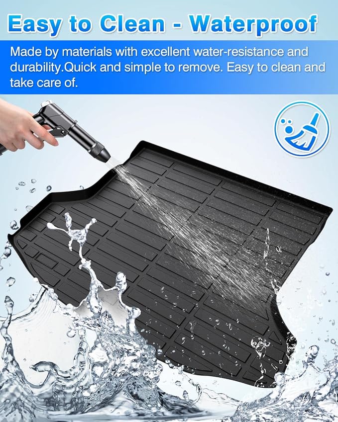 Cartist Cargo Liner Compatible with Genesis GV70 2022 2023 2024 2025 2026 Accessories All Weather Trunk Mat Cargo Mat Waterproof Heavy Duty