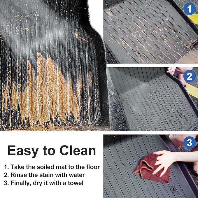 SMABEE Floor Mats & Cargo Liner for BMW X3 2025 2026, TPE All Weather Floor Liners Trunk Mat Accessories Interior Black