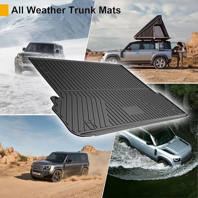 IKABEVEM Cargo Liner Fit for Lexus GX460 2010-2023 - Custom Fit Truck Mats for Lexus GX460 2010-2023 All Weather TPE Guard Trunk Liner