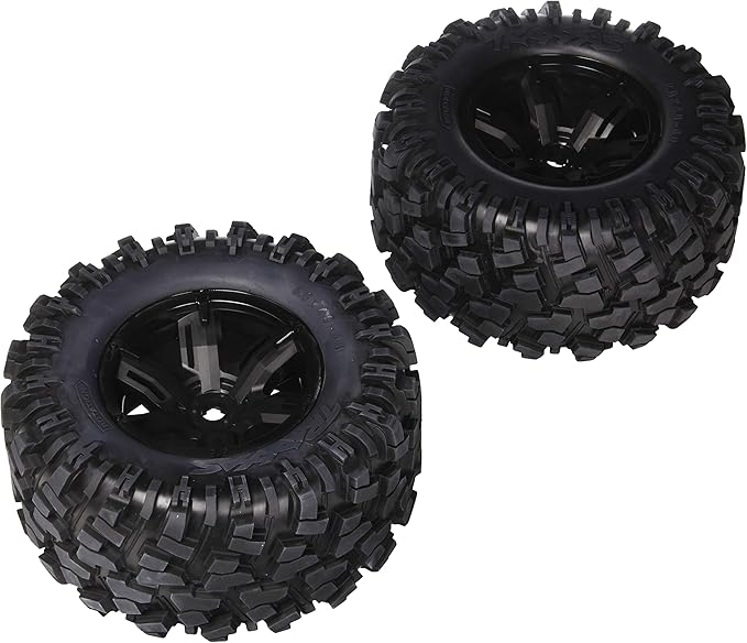 Traxxas 7772X Pre-Assembled X-Maxx Wheels & Tires (8S-Rated) Vehicle