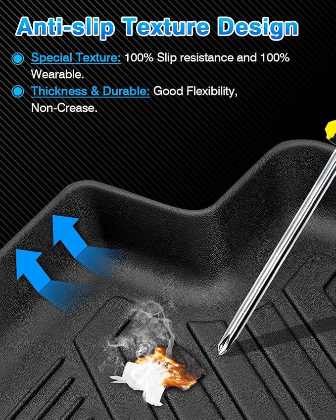 Rav4 Cargo Liner - Trunk Mat for Toyota RAV4 2019-2024 2025, All Weather Cargo Mat for rav4 Accessories, Heavy Duty (Fit for All Models)