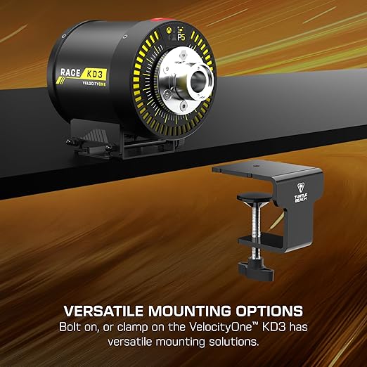 Turtle Beach VelocityOne Race KD3 Direct Drive Force Feedback Racing Wheel & Pedals for Xbox Series X|S, Xbox One & Windows 10/11 PC, USB C Connectivity