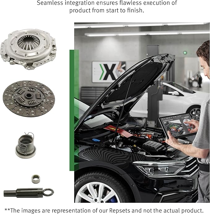 Schaeffler LuK 07-065, Clutch Kit, RepSet with release bearing, Compatible with Ford F-100 77-79, F-150 75-79/84, F-250 75-79/83-87, F-350 75-87, Ranchero 75-78
