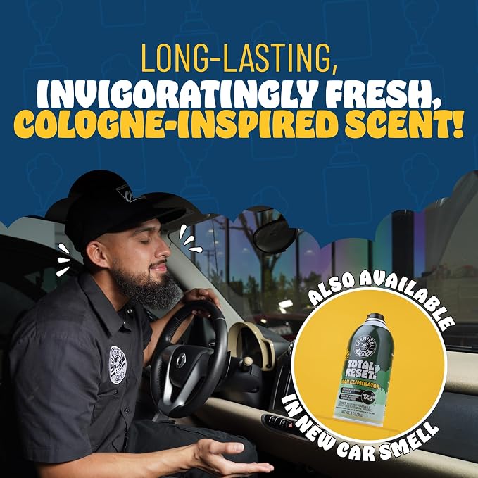 Chemical Guys Odor Eliminating Aerosol Fogger, Black Frost Scent - 3 oz Single Can For Cars, Trucks, And SUVs - Set-And-Forget Interior Deodorizer Neutralizes Smoke, Pet, Gym, And Food Odors & More