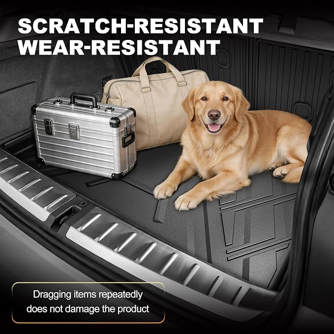 Floor Mats & Cargo Liner & Backrest Mat Fit for BMW X2 2018-2023, All Weather Car Accessories Back Seat Cover Protector