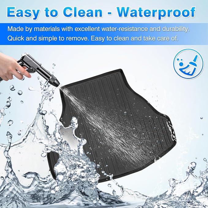 Cartist Cargo Liner Fits for Honda Accord 2013 2014 2015 2016 2017, All Weather Rear Trunk Mat for Accord Accessories Heavy Duty Car Cargo Mat