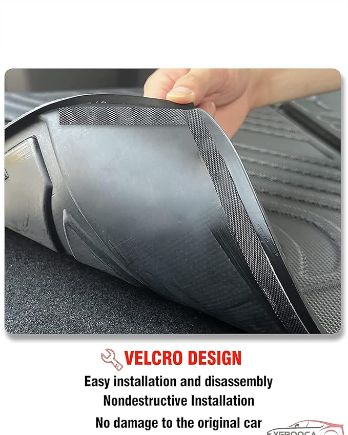 Cargo Liner Compatible with 2020-2025 Buick Encore GX AWD Trunk Mat Cargo Mat Back Seat Cover Protector (Backrest Mats+Trunk Mat)
