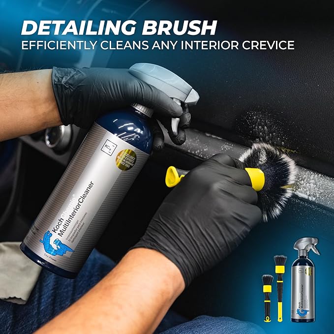 The Rag Company - Complete Interior Kit - Includes Glass & Car Interior Cleaners, Brushes, Rags, Buttersoft Cloths, Glass Towels, Scrubbers - 24 Item Set