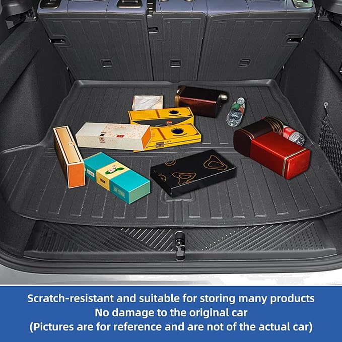 SMABEE Cargo Liner for BMW X3 2025 2026, TPE All Weather Cargo Mat Trunk Mat Accessories Interior Black